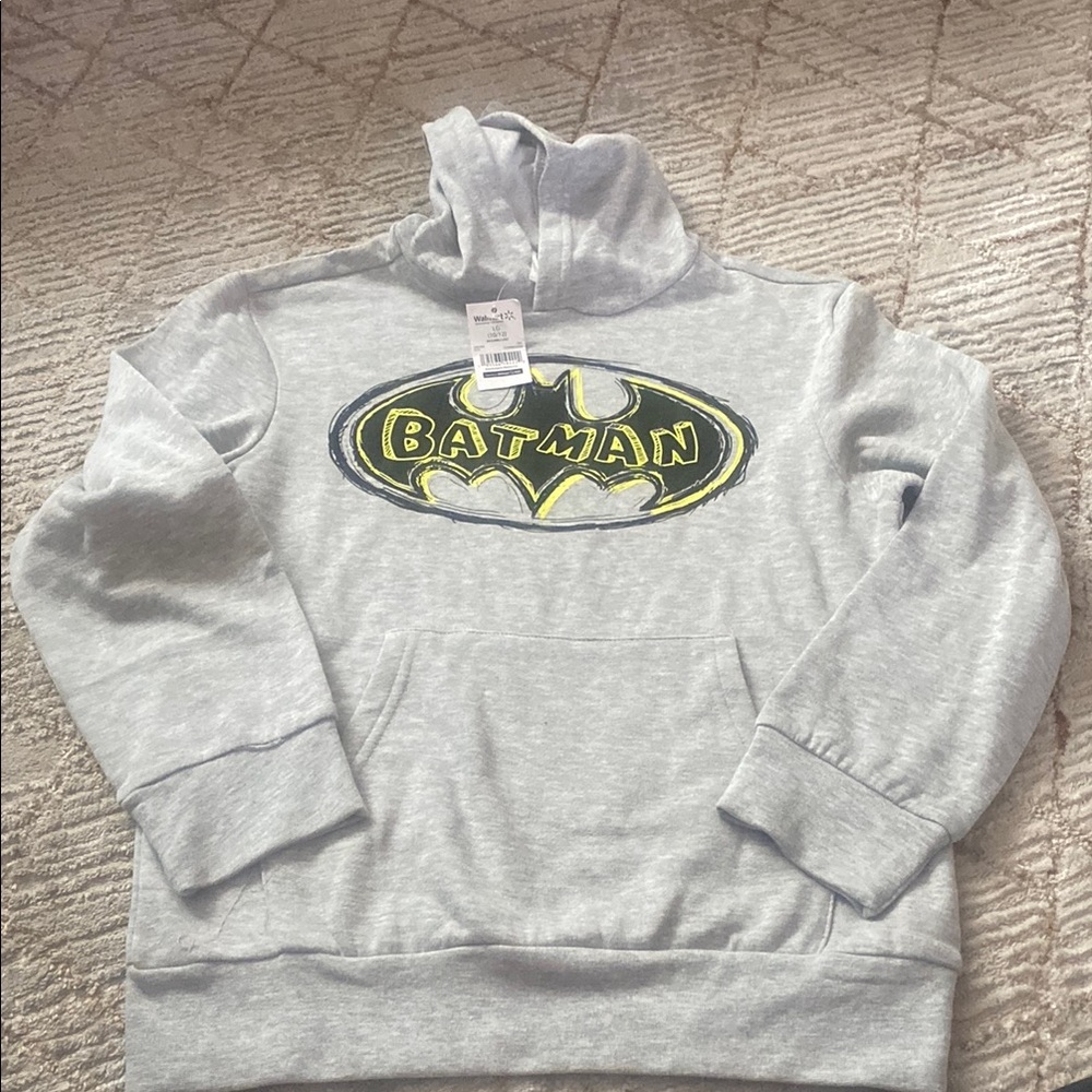 Batman Kids Gray HoodieL